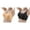 Black,Beige, variant on Sports Bras for Women 3 Pack Comfy Wireless Push up Bras Seamless Bralettes Supportive Raceback Tshirt Bra