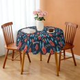 thumbnail image 3 of Round Tablecloth Spring Summer 60 x 60 Inch flower Table Cover for Party Dinner Picnic Round, 3 of 5