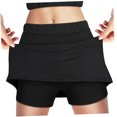 thumbnail image 4 of Hemoton Tennis Skirt Women Skort Yoga Skirt Active Skirt Golf Skirt Sports Skirt Running Shorts Summer Skirt Size S, 4 of 8