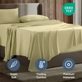 thumbnail image 6 of Nestl Twin Sheet Sets, 1800 Series Deep Pocket 3 Piece, Soft Microfiber Kids Bedding Set, Ivory, 6 of 8