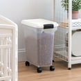 thumbnail image 3 of IRIS 22Lbs. Airtight Pet Food Container | Dog & Cat Food Storage Bin with Scoop, 3 of 8