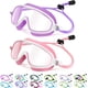 thumbnail image 1 of Kids-Swim-Goggles with Bungee Strap Wide View Anti Fog UV Swimming Mask Pool Goggle for 3-14 Toddlers Girls Boys, 1 of 5