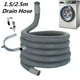 Flexible Tuyau de Vidange Tuyau d'Eau Lave-Vaisselle Machine à Laver (1,5 M, 18 Mm / 22 Mm) – image 1 sur 6