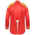thumbnail image 4 of Chaquetas hippie navideñas de satén para hombre, disfraces de circo, Cosplay, banda de marcha Medieval Hippy, sargento SGT de los años 60, ropa de abrigo larga, 4 of 5