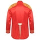 thumbnail image 4 of Chaquetas hippie navideñas de satén para hombre, disfraces de circo, Cosplay, banda de marcha Medieval Hippy, sargento SGT de los años 60, ropa de abrigo larga, 4 of 5