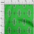 thumbnail image 2 of oneOone Cotton Poplin Green Fabric Block Sewing Material Print Fabric By The Yard 42 Inch Wide, 2 of 6