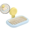 thumbnail image 1 of Dvruxg Wall Mounted Soap Dish, Suction Cup Bathroom Organizer, Non-Perforated Drainage Rack for Shower Caddy & Sink Storage, 1 of 5
