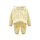 thumbnail image 2 of Cowsor Newborn Girl Clothes Baby Boys Sweatsuit Hooded Fleece Pullover and Pants Outfits Set Winter Loungewear 2 Piece, 2 of 4