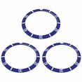 thumbnail image 3 of 3 BEZEL INSERT ALUMINUM FOR ROLEX SUBMARINER BLUE 16800 16803 16808 16818 SILVER, 3 of 3