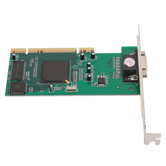 Tarjeta de Video PCI VGA, Instalacia Fácil de 32 bits Tarjeta Gráfica PCI para una una CompuTADORA INDUSTRIAL MULTI PANTALLA