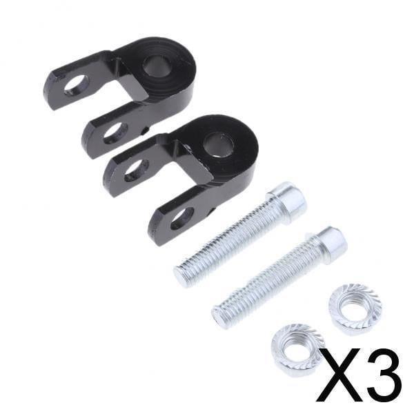 Colaxi 3X Height Extension Shock Absorber Motorbike Jack Black