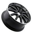 thumbnail image 2 of Mandrus Wilhelm 20X10 5X112 53Et 66.56Cb Gloss Black W/ Mirror Cut Lip Wheel, 2 of 3