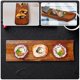 thumbnail image 2 of platos japoneses para restaurante, platos para sushi, platos para aperitivos, bandeja de madera para sushi, bandeja para servir sushi, 2 of 3