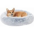thumbnail image 1 of Calming Donut Dog Bed es Round Fluffy for Large Dogs -Anxiety Plush Machine Washable ( Large), 1 of 8