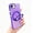purple, variant on 360° Rotatable Magnetic Case for iPhone 17e/iPhone 16e/iPhone SE4 , Military-Grade Shockproof Phone Cover with  Acrylic Translucent Back.