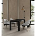 thumbnail image 2 of 5-Piece Rockaway Solid Wood Dining Table with 4 Carrington Chairs in Light Gray, 2 of 12
