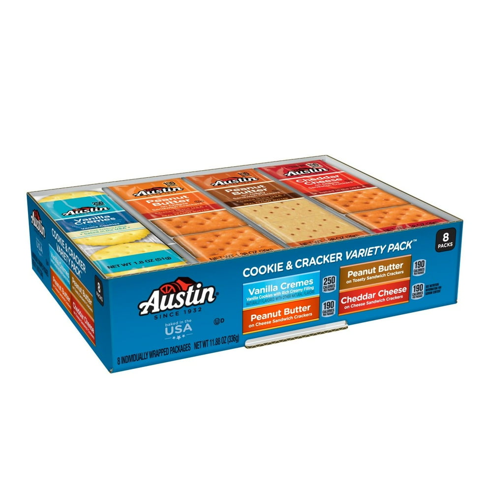 Austin Cookie and Cracker, Variety Pack,11.88 Oz,8 Ct