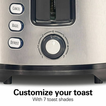 Hamilton Beach - 2-Slice Wide-Slot Toaster - Negro