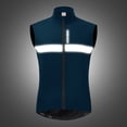 thumbnail image 4 of Men Fleece Lined Cycling Vest Windproof Reflective Sports Safety Bike Vest for Riding Running Jogging Hiking, 4 of 7