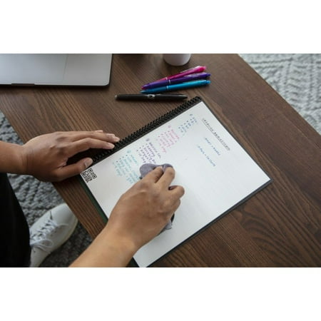 Rocketbook - Core Smart Reusable Notebook Lined 8.5" x 11" - Neptune Teal