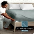 thumbnail image 4 of Bare Home Luxury 1800 Collection Fitted Sheet, Ultra-Soft, Deep Pocket, Full, Sea Spray, 4 of 8