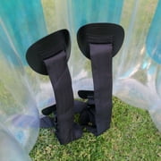 Sportspower Bubble Soccer Ball 2 Pack for Adults, Inflatable Bumper Ball with Padded Straps, Outdoor Backyard Fun, Thunder