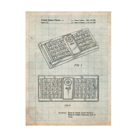 Hasbro Concept Game Patent Print Wall Art By Cole (Best Game Concept Art)