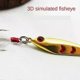 thumbnail image 3 of Fluorescent Scissor Soft Bait with Single Feather Hook for Bass Fishing Gear, 3 of 5