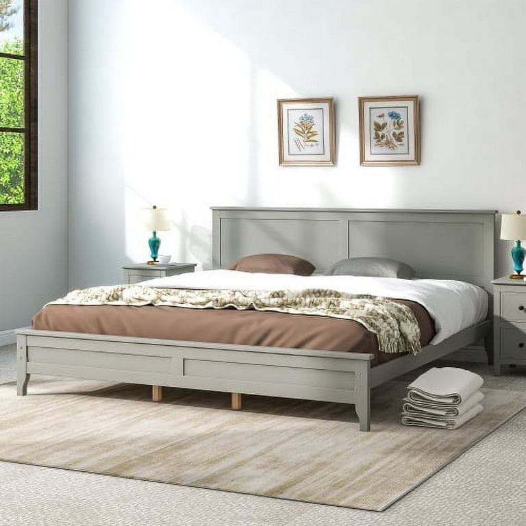 Wooden bed sale frame support legs
