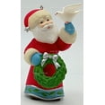thumbnail image 2 of A Visit From Santa Hallmark Keepsake Ornament 2014 Santa Series QX9033 New, 2 of 8