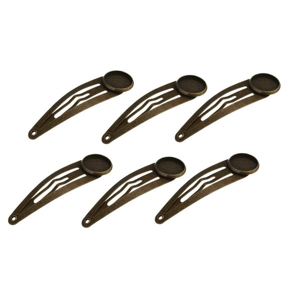 KONTONTY Set of 10 Dark Brown Bobby Pins Hair Clips Durable Barrettes for Secure and Stylish Hair Decoration