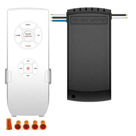 

Smart WiFi Fan Switch Ceiling Fan and Light Remote Control Kit 110V WiFi Fan Controller Compatible with Google