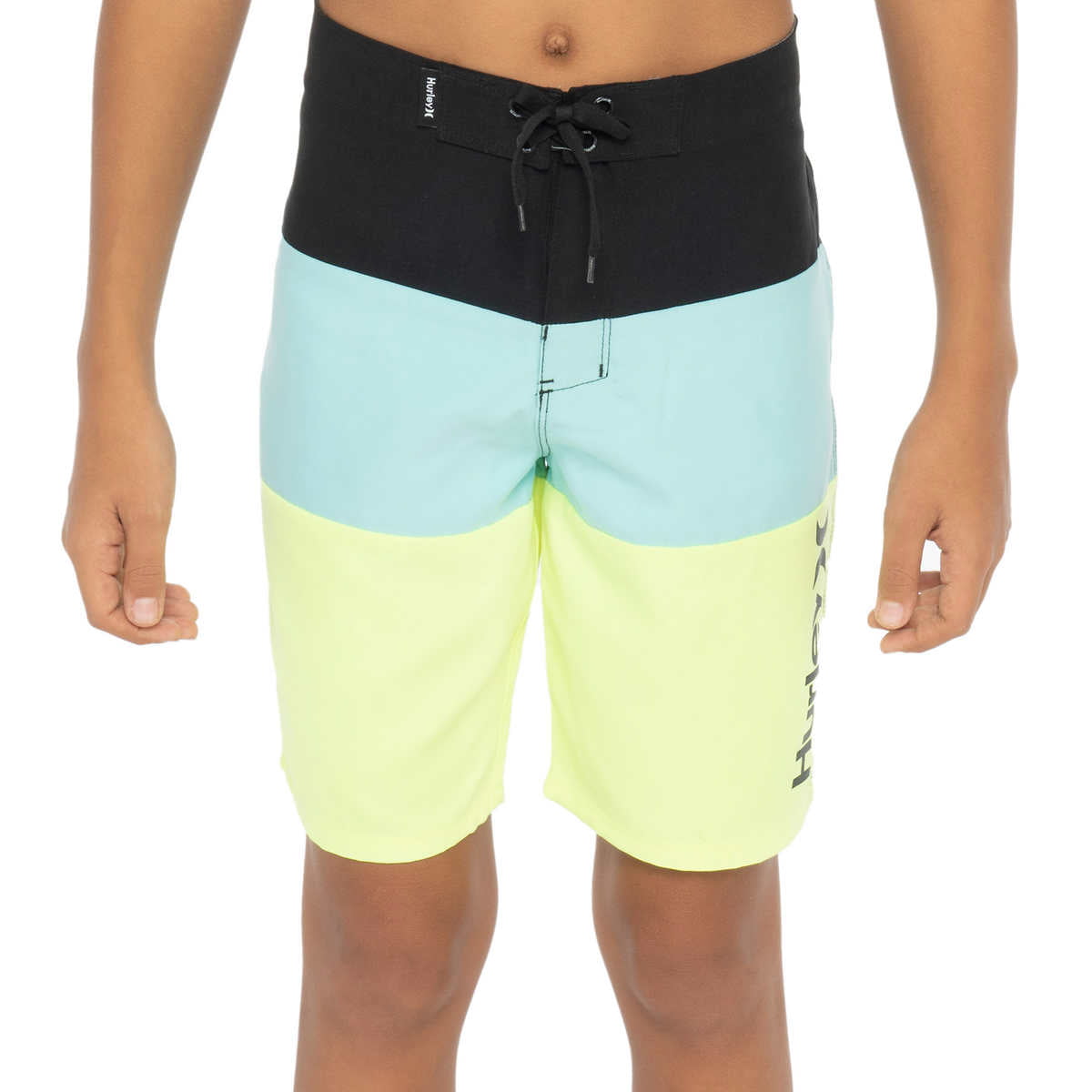 demonstratie discretie wat betreft Hurley Kids' Boys' Youth Color Block Logo Boardshorts -  Black/Aqua/Fluorescent Yellow (14/27) - Walmart.com
