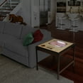 thumbnail image 6 of IDNA Chicago Blackhawks 25-Layer StadiumView Lighted End Table, 6 of 6