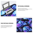 thumbnail image 5 of Lsque cool crystal Skull flower Printed Luggage Cover, Travel Luggage Protector,Scratch and Dirt Resistant, Fits 18-32 Inch Luggage - Medium, 5 of 9