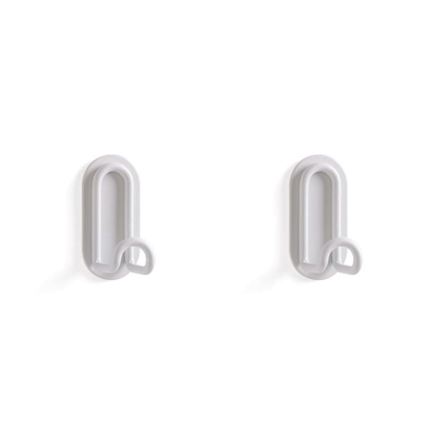 Injueey Gancho en forma de U Ganchos fuertes Sin perforaciones Conveniente Instalación simple Soporte para colgar Accesorios de baño Cocina Type2 NO2