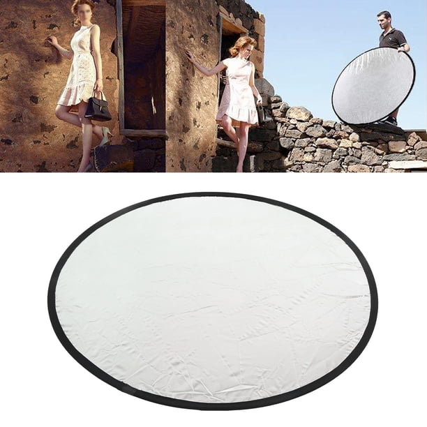 Reflector De Oro Plateado, Accesorio De Disparo Portátil Reflector De Fotografía 2 En 1 Relleno Suave Para Transmisión En Vivo
