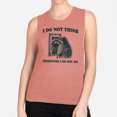 thumbnail image 2 of I Do Not Think Women's Muscle Tank X-Large Desert Pink, 2 of 5