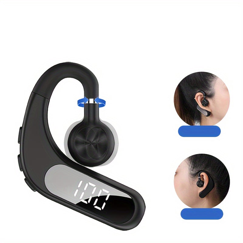Driver'S Wireless Wireless Earphones with a Hanging Design, Perfect for Delivery, Featuring a High-End Business Look, Ultra-Long Battery Life, And Excellent Sound Quality