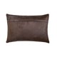 thumbnail image 3 of Funda de almohada lumbar decorativa HomeCentric marrón de 30 x 40 cm (12 x 16 pulgadas), almohada rectangular de terciopelo con diseño enrejado, diseño geométrico moderno - Armonía de enrejado, 3 of 3