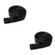 thumbnail image 3 of Toystoory Bling Stickers Glitter Cadena de diamantes de imitación Resina Cristal Decoración Fix Decor Beads Hot Melt Adhesivo Drill Strip Negro negro 1 2.5 cm 2piezas, 3 of 6