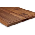 thumbnail image 5 of TeakCraft Large Walnut Cutting Board with Juice Grove, Chopping Board for Meat, Knife Friendly, Reversible, The Petra (20x15x1inch), 5 of 7