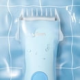 thumbnail image 2 of Inicio Infantil Bebé Cortapelos Recortador Infantil Silencioso 14cm Plástico , Azul Baoblaze Mini cortadora de cabello del hogar, 2 of 8