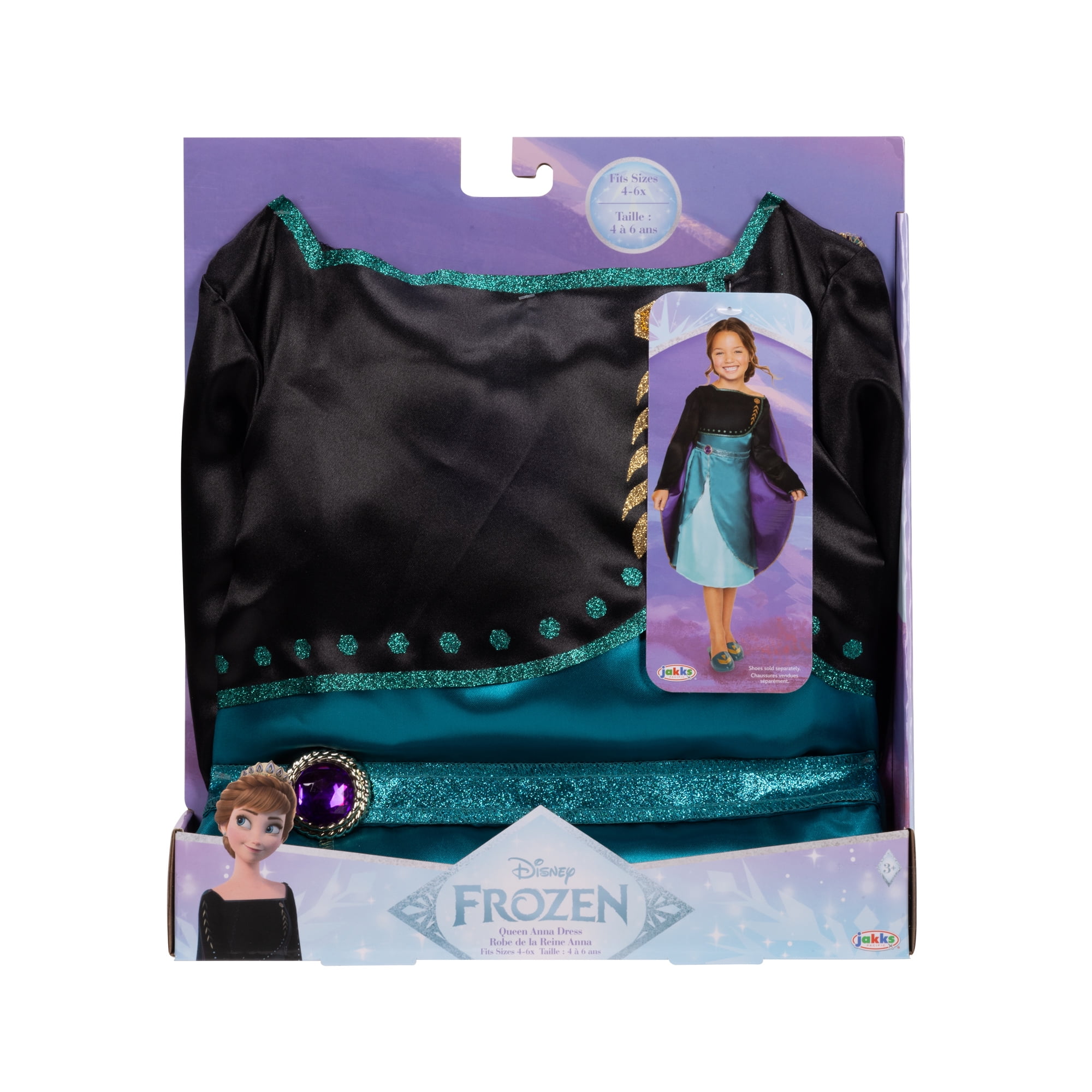 Disney's Frozen Anna Epilogue Dress Roleplay for Girls Ages 4-6x
