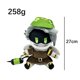 thumbnail image 1 of Muñeco de peluche Cyn de 27 cm con forma de drone asesino, kawaii, suave, de anime, modelo verde, colección, decoración de habitación, regalo de Navidad para niños., 1 of 4