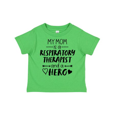 

Inktastic My Mom is a Respiratory Therapist and a Hero Gift Toddler Boy or Toddler Girl T-Shirt