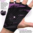thumbnail image 3 of RDX Weight Lifting Gloves Grips, Workout Gym Fitness, Ventilated Anti-Slip Open Back Gripper, Deadlift Strength Training HIIT Exercise, Women Men Rowing Cycling Hanging Climbing Gymnastics Pull Ups, 3 of 7