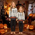 thumbnail image 2 of Halloween Family Matching Pajamas Sets, Halloween Family Moon Printed Loungewear, Spooky Season Holiday PJS Sleepwear, Seasonal Pajamas Casual Wear, Home Relaxation Wear Indoor Leisure, 2 of 7