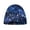 Blue Music Notes Galaxy, variant on Kid's Winter Beanies Cute Cat Print Stretchy Knitted Beanies Warm Cold Weather Beanie Hats for Boys or Girls