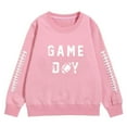 thumbnail image 4 of MEZZALL Chandail en Molleton Doux à Manches Longues pour Filles, Graphique, Mignon, Col Rond, Respirant, pour Enfants, Rose, 4-5 Ans, 4 of 4